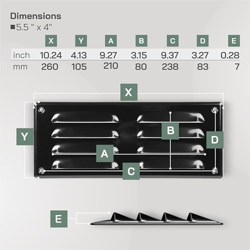 Vent Systems 10" x 4" Inch - Image 2