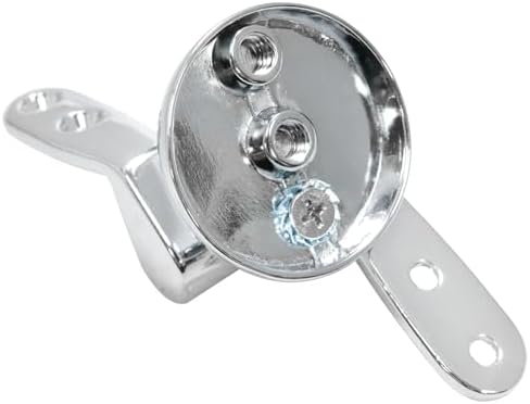 1 Pair Toilet Seat Hinges Replacement, Adjustable Aluminum Alloy Kit - Image 2
