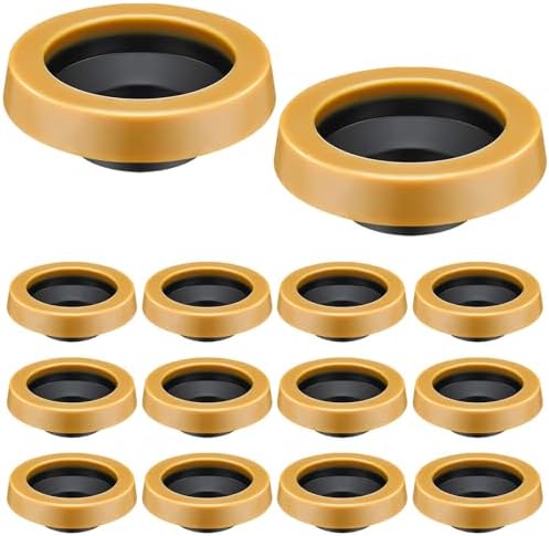 Marsui 12 Pack Wax Ring for Toilet, Thick Gasket 3-4 Inch Waste Line by Marsui