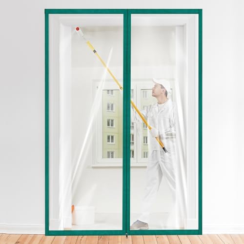 Amylove Zipper 60 x 102 Inch Dust Barrier Kit, 5 x 8.5 ft Construction Door by Amylove