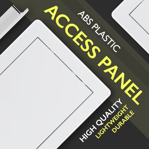 6x12 Access Panel for Drywall and Ceiling – White ABS Plastic Door Panel - Image 3