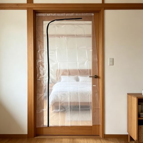 Luxshiny Reusable Plastic Zipper Door Dust Barrier - Image 5