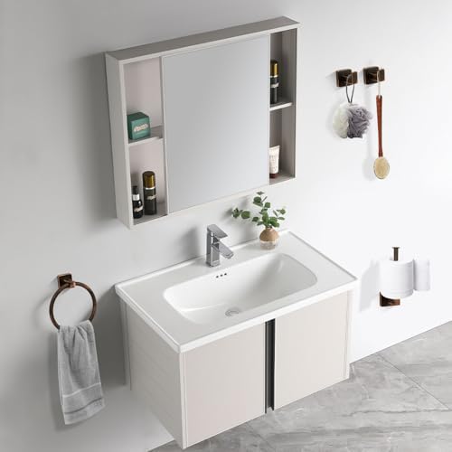 4 Pieces Oil Rubbed Bronze Bathroom Hardware Accessories, Include Hand Towel - Image 5