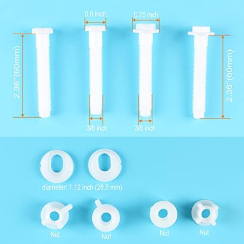 Toilet Seat Screws Bolts Replacement kit - Image 4
