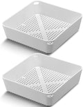 Tuanse 2 Pcs 8.5 X 8.5 X 2.5 Inch Commercial Floor Drain Strainer by Tuanse