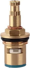 Faucet Ceramic Stem Cartridge Valve, G1/2" Brass Tap Ceramic Disc Cartridge by TOOLSTAR
