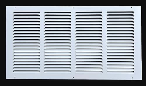 Fits 20x10 Duct Opening Stamped Steel Return Air Grille Vent Cover Grille - Image 2