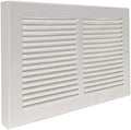 White Baseboard Return Grill by Imperial