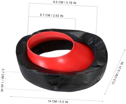 Alipis Bowl Installation Gasket Universal Wax Ring Gasket Leakproof Easy to - Image 2