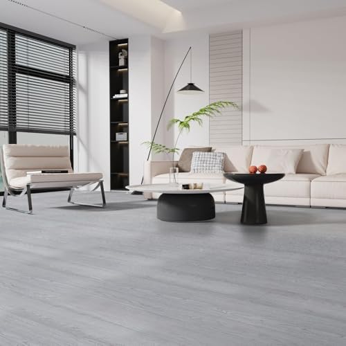 3D Peel and Stick Floor Tile Vinyl Roll Wood Plank Sticker 15.75"x 79"/8.6 Sq.Ft - Image 3