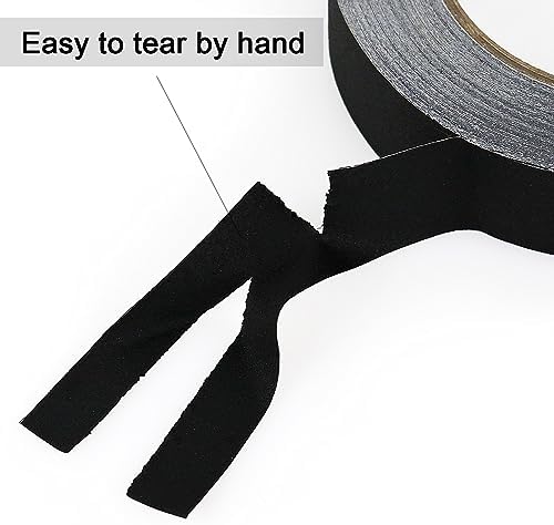 BOMEI PACK Black Gaffer Tape, Matte Non-Reflective, 1inch x 30yds No Residue - Image 4