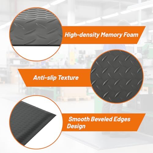 Nisorpa Anti Fatigue Mats Industrial 2' x 7' Ergonomic Standing Mat 15/16" - Image 6