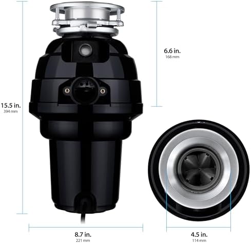 Waste Maid Garbage Disposal, Continuous Feed, 1-1/4 HP Premium - Image 4