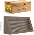 Fits 14x6 Duct Opening | Steel Triangular Baseboard Return Air Grille by Handua by Handua