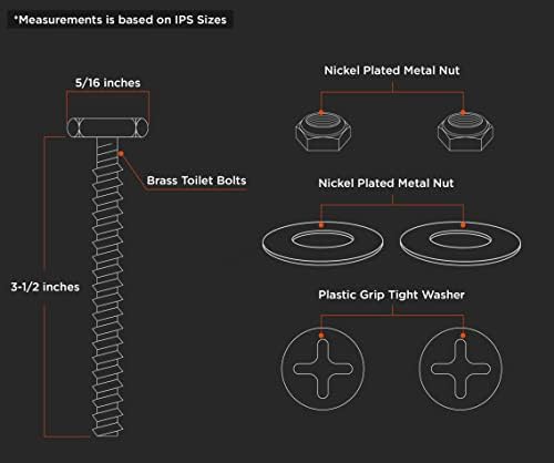 Raven T-KCDC-738534 Brass Closet Bolts - Image 5
