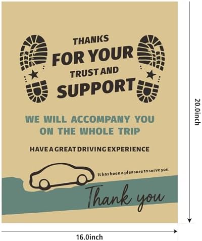 50Pcs Car Paper Floor Mats Khaki Vehicles Disposable Floor Pads - Image 3