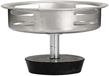 EZ-FLO Rubber Flat Bottom Replacement Basket, 3-1/2 Inch Diameter, Stainless by EZ-FLO