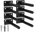 LEOPO 8-Pack 5 inch Floating Shelf Brackets, Hidden Shelf Bracket by FinestHomeDecor