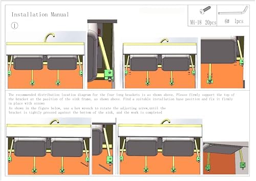 Undermount Sink Brackets, Undermount Sink Repair kit, Best undermount Sink - Image 6