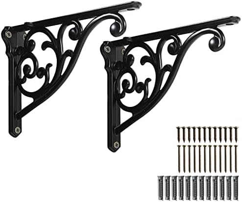 Khtumeware Ornate Decorative Shelf Brackets, 5x3.5 inch Small wall Mounted by khtumeware