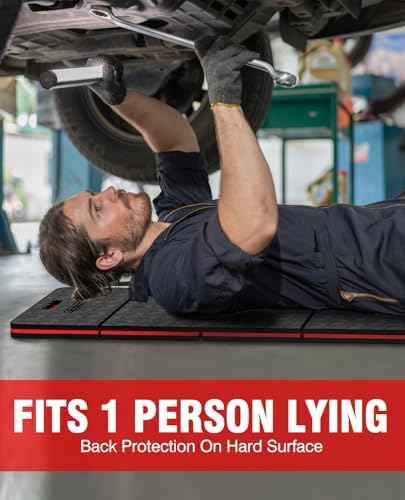 Mechanic Mat, Foldable Mechanic Kneeling Pad, 47.2"x15.7"x1.1" - Image 6