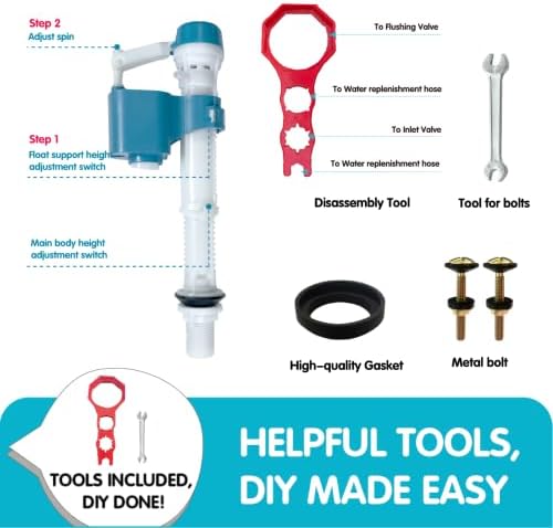 3 in Complete Toilet Tank Repair Kit - Image 5