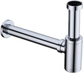 Polished Chrome Bottle P Trap Bathroom Sink, 1 1/4 by DIKUROOMS