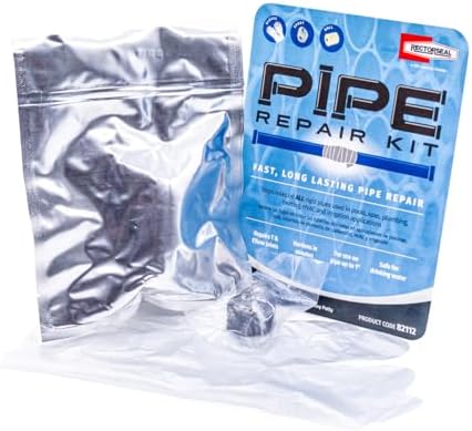 RectorSeal Pipe Repair 82112 Pipe Repair Kit, Easy Application, Repairs 1" and by RectorSeal