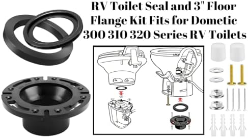 Dometic RV Toilet Seal Kit 3'' Flange - Image 2