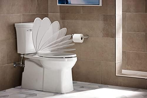 KOHLER K-4636-96 Cachet Quiet Close Elongated Toilet Seat, Slow Close Lid and - Image 3
