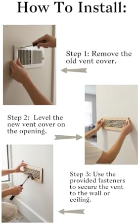 Vent Cover for walls and ceiling Custom Size Fan cover Wall Register Ceiling - Image 5