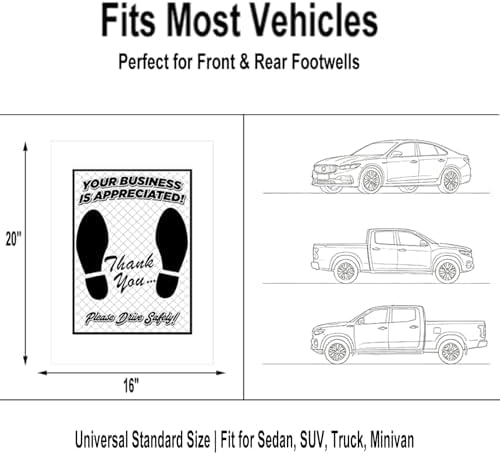 White Car Paper Floor Mats :200Pcs Disposable Floor Cars Auto Vehicles - Image 3
