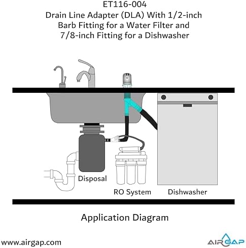 Drain Line Adapter With 1/2-inch Barb Fitting - Image 6