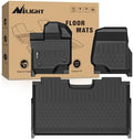 Nilight TPE Floor Mats for Ford F-150 F150 Lightning SuperCrew Cab by Nilight
