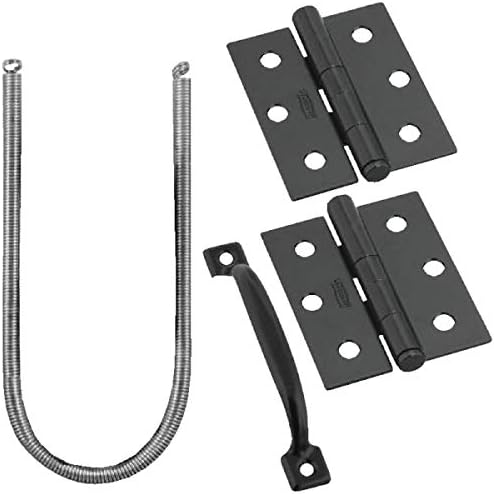 National Hardware Screen/Storm Door Set, Hook and Eye, Spring and Screws; - Image 4