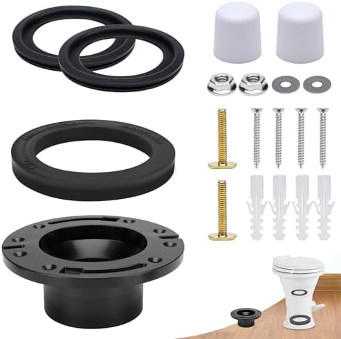RV Toilet Seal and 3 Inch Toilet Flange Kit by WTNYOU