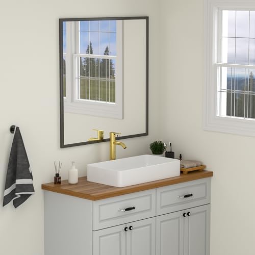 Logmey 24" Bathroom Sink Dorp in 24x14 Large White Vessel Sink - Image 3