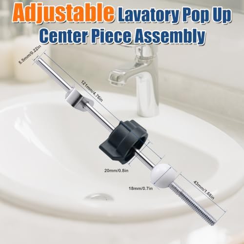 Adjustable Lavatory Pop Up Centerpiece Assembly - Image 2
