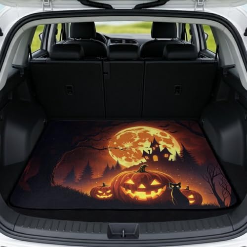Moon Halloween Pumpkins Liner 29"x39" by Darisoco