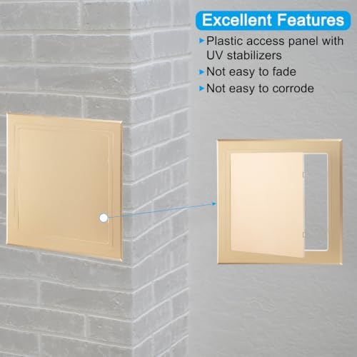 PATIKIL 6x6 inch Self-Adhesive Access Panel, ABS Plumbing Access Doors Easy - Image 3