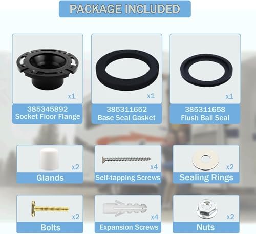 Toilet Wax Ring Replacement Kit，Premium Toilet Seal and Gasket - Image 2