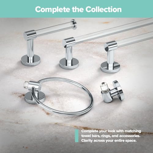 Gatco 5712 Clarion Towel Ring, Wall Mounted Hand Towel Holder - Image 5