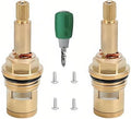 Brass Faucet Cartridge Replacement Kit M20 x 1.5 Ceramic Valve Pair by Unknown