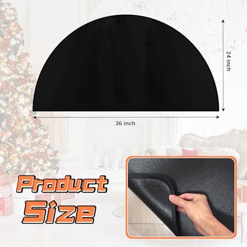 Fireplace Floor Mat, Hearth Fireproof Rug - Image 2