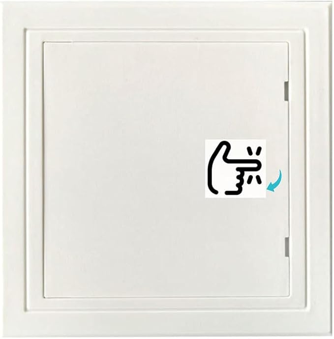 Fengze 4.7 x 4.7 Inch White ABS Plastic Access Panel - Image 4