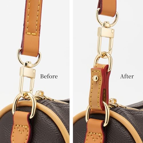 DEVPSISR 2Pcs Vachetta Leather D Rings - Image 3