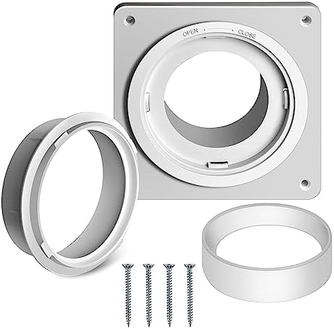 Dryer Vent Connector Kit, Dryer Vent Wall Plate by Senshare