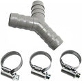 First4Spares Universal Dishwasher Pipe Tube Y Piece Drain Hose Connector And by First4spares