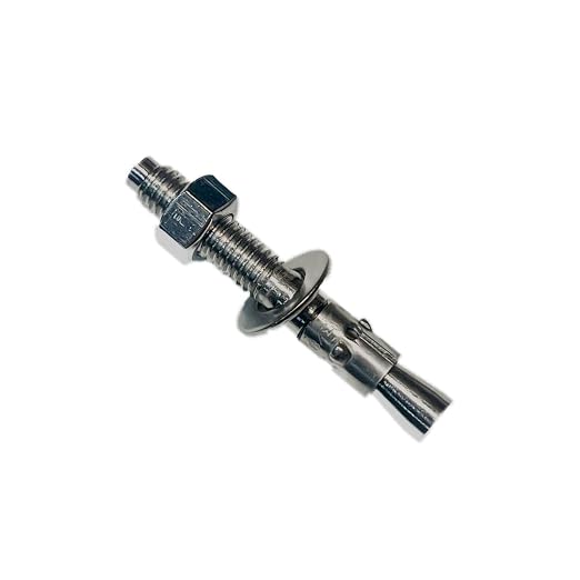 Mighty Fasteners Wedge Anchors – Heavy-Duty 304 Stainless Steel Expansion Bolts by We%E2%80%99reFastenedtoYourNeeds