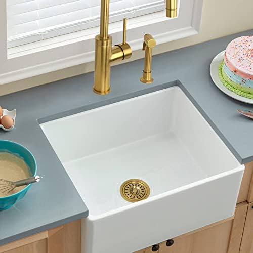 Akicon Kitchen Sink Brass Gold Finish Garbage Disposal Flange Stopper, One Size - Image 2